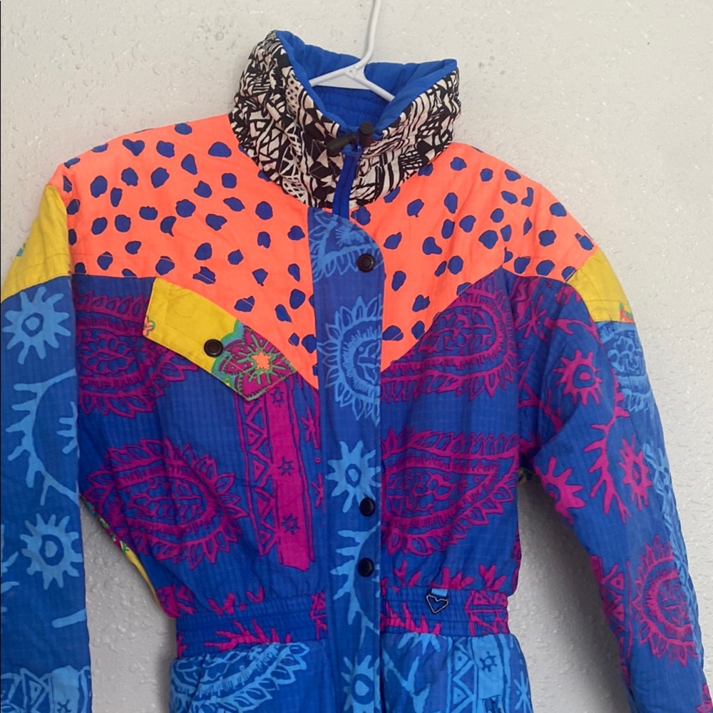 VINTAGE Colorful Obermeyer Patchwork Women’s Ski Suite